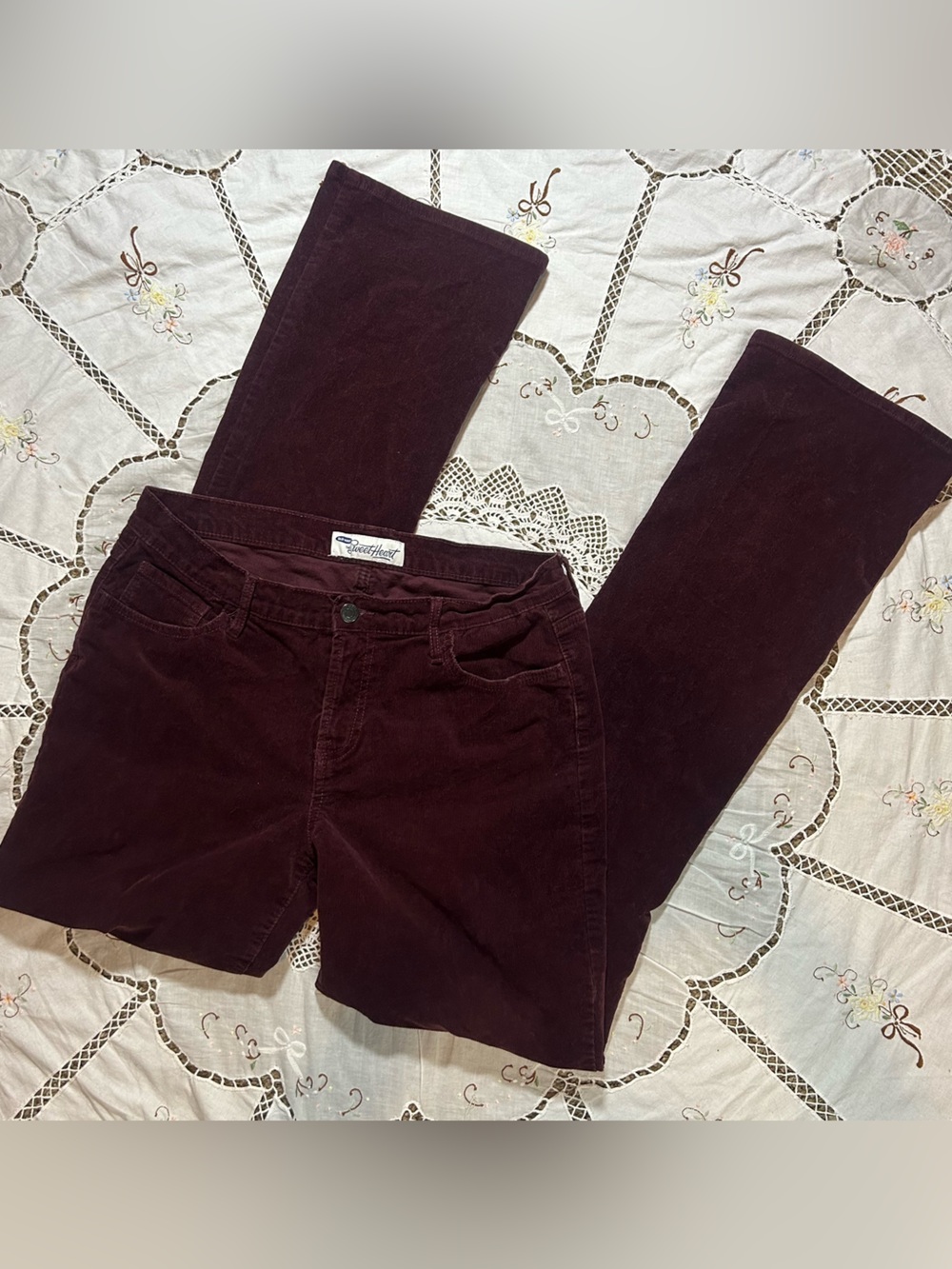 Old Navy Sweetheart Flared Corduroy Pants